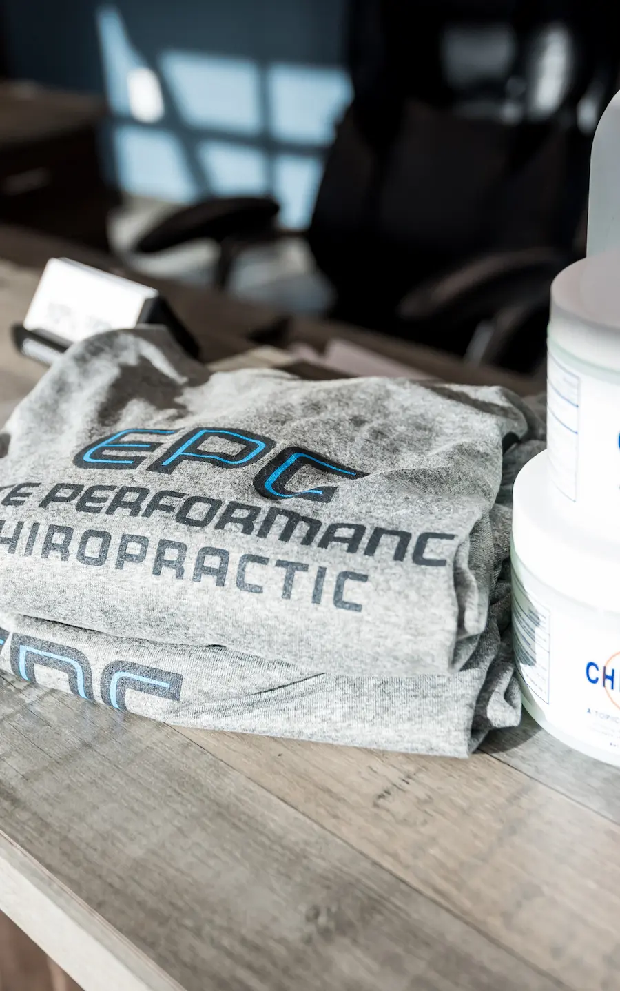 Elite Performance Chiropractic apparel and environment