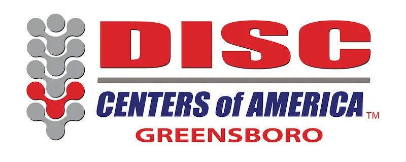 Disc Centers of America Greensboro badge
